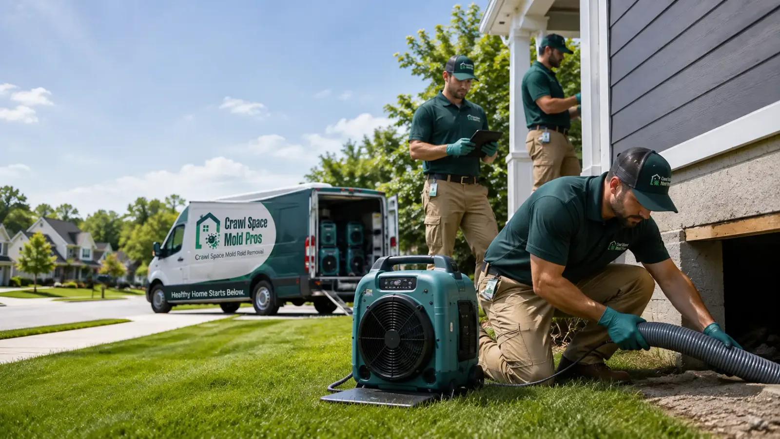 Crawl Space Mold Removal in Monroe, VA